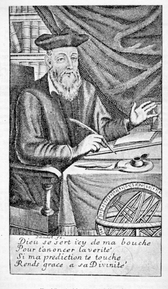 Nostradamus. 1555’te kehanetlerini kitaplaştırdı; bugün hala yorumlanıyor.