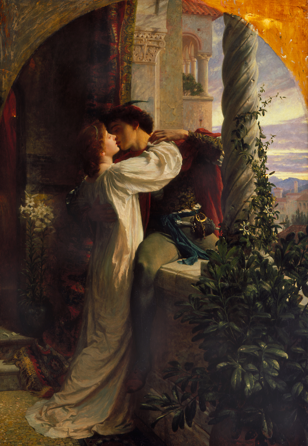 Frank Dicksee'nin fırçasından Romeo ve Juliet; aynı sahneyi yüzyıllardır izliyoruz.